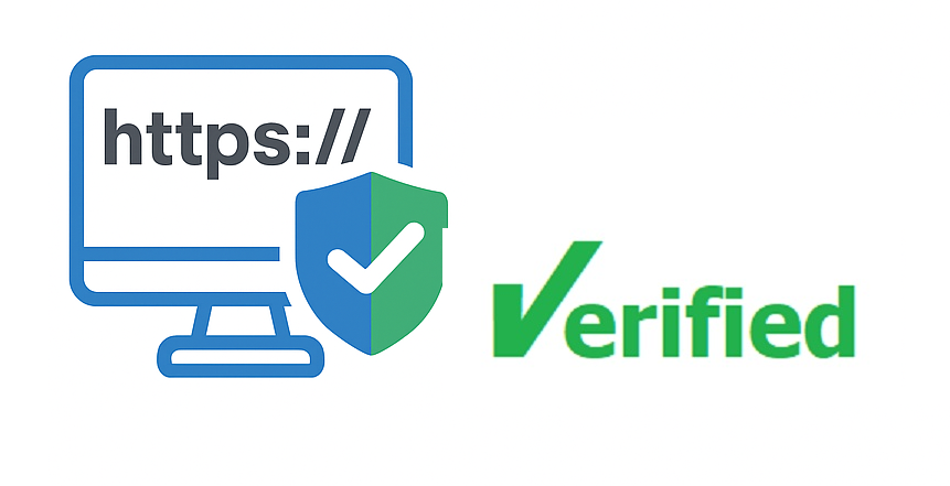 เว็บไซต์รองรับ HTTPS และ Verified Mark